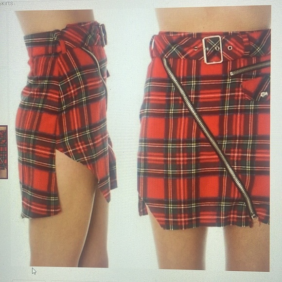 UNIF Carnaby Plaid Skirt - Picture 3 of 3